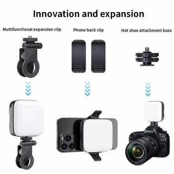 Gambar produk Nagnahz Lampu Fill Light LED 3in1 Color 3000-9900K Hot Shoe 2000mAh - M11