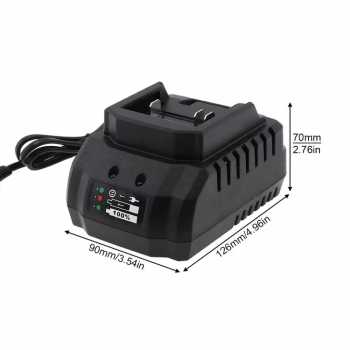 Gambar produk OUTDO Charger Baterai Bor Listrik Lithium EU Plug 2A for Makita 21V - 90020-CH