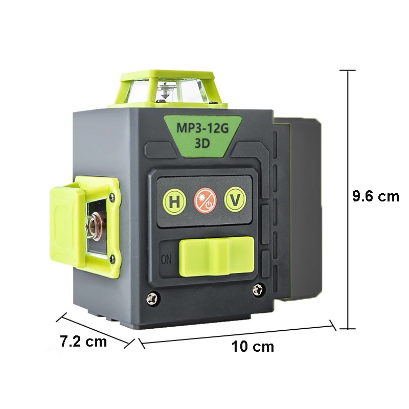 MAXLIGHT Laser Level Self Leveling 3D 360 Degree 12 Line 520nm 2400mAh - MP3-12G Gambar produk MAXLIGHT Laser Level Self Leveling 3D 360 Degree 12 Line 520nm 2400mAh - MP3-12G