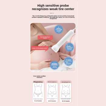 Gambar produk Villego Alat Deteksi Jantung Janin Fetal Doppler Heartrate 2.5MHz - KWL-101