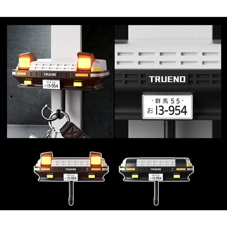 TROVE Gantungan Kunci Dinding Tema Mobil AE86 Key Holder with Light - TR-100 Gambar produk TROVE Gantungan Kunci Dinding Tema Mobil AE86 Key Holder with Light - TR-100