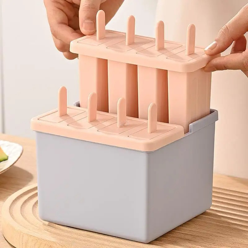 FUNDA Cetakan Es Krim 8 Grid Ice Cream Mold with Reusable Sticks - JS250 Gambar produk FUNDA Cetakan Es Krim 8 Grid Ice Cream Mold with Reusable Sticks - JS250
