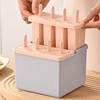 Gambar produk FUNDA Cetakan Es Krim 8 Grid Ice Cream Mold with Reusable Sticks - JS250