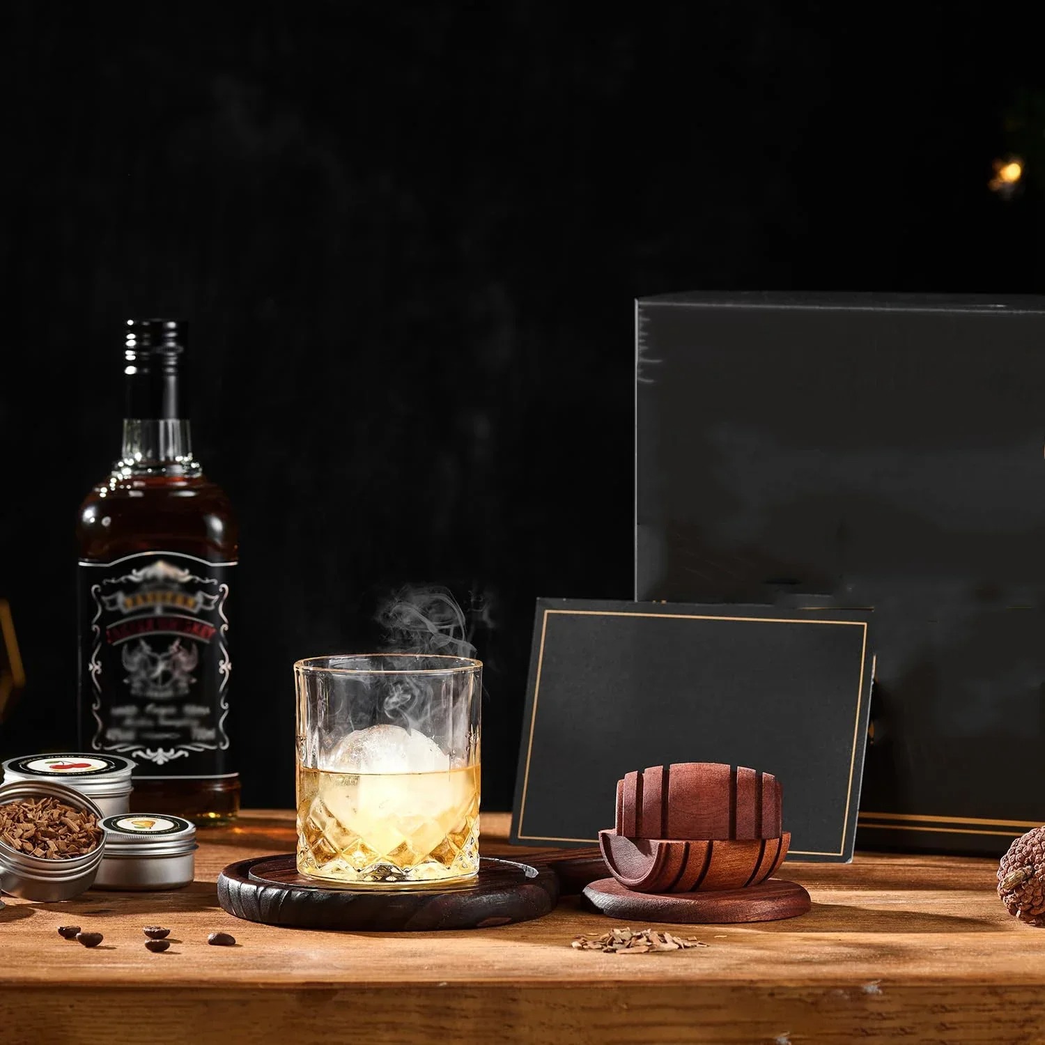 ARUBAKI Set Alat Pengasap Cocktail Smoker Kit with 6 Wood Chips - ARB-60 Gambar produk ARUBAKI Set Alat Pengasap Cocktail Smoker Kit with 6 Wood Chips - ARB-60