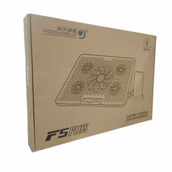 Gambar produk COOLCOLD Cooling Pad Laptop Gaming Kipas Pendingin 5 Fan RGB 17.3Inch - F5 Plus