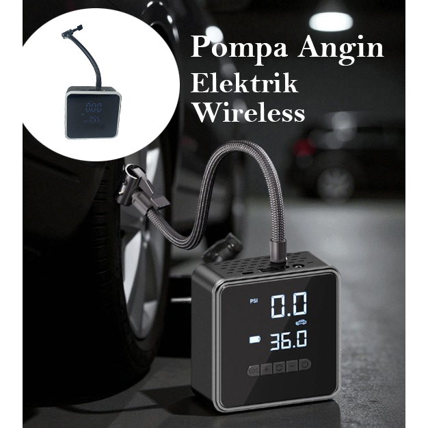 KESHI Pompa Angin Ban Mobil Elektrik Tire Inflator Air Pump Wireless - PR-718 Gambar produk KESHI Pompa Angin Ban Mobil Elektrik Tire Inflator Air Pump Wireless - PR-718