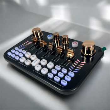 Gambar produk LIEYUAN Sound Card Mixer External Bluetooth Live Broadcast 1200mAh - V19