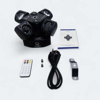 Gambar produk Alien Lampu Sorot LED Laser Beam Disco RGBW Moving Head DMX512 48W - KM4