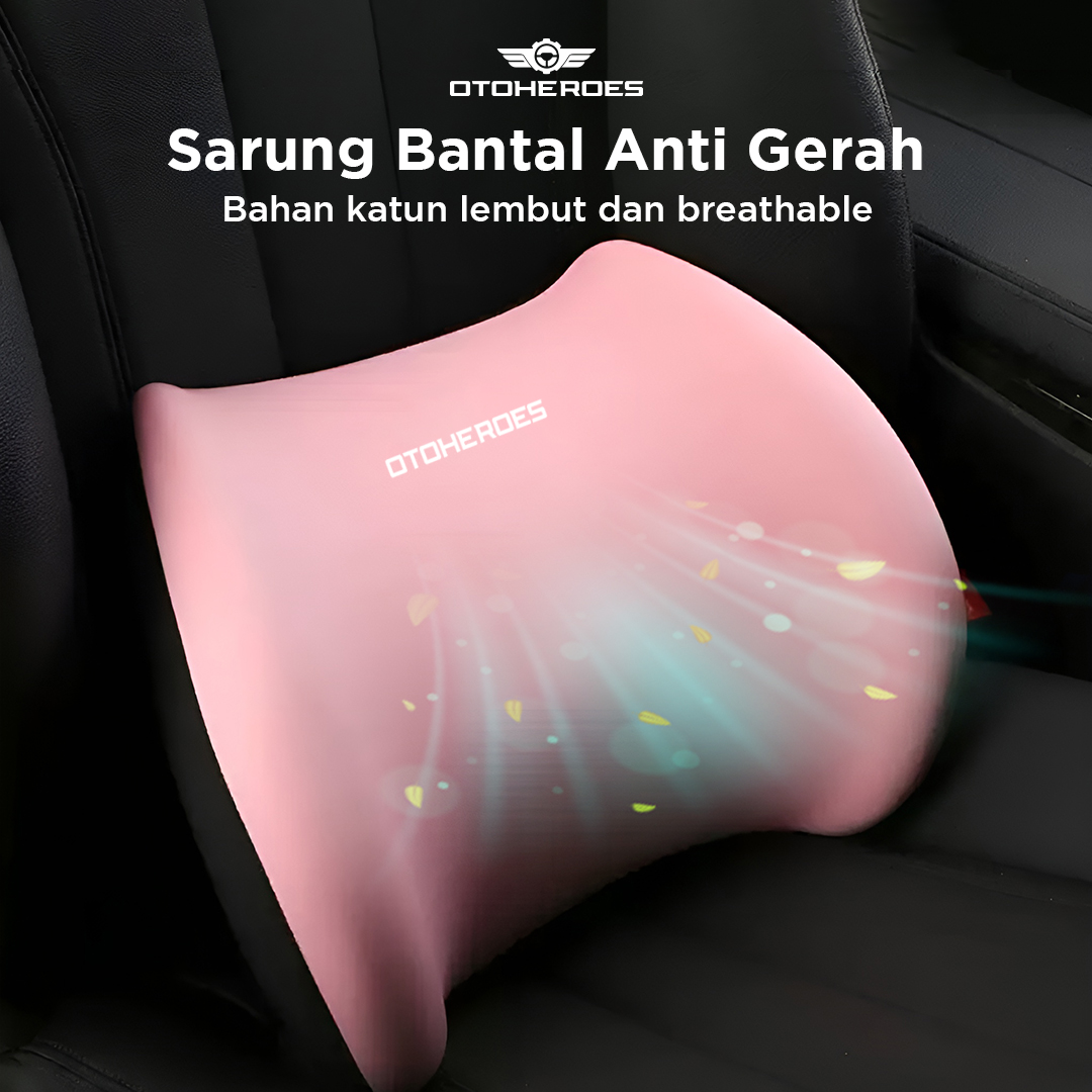 OTOHEROES Bantal Punggung Jok Mobil Memory Foam Lumbar Support - AW-40 Gambar produk OTOHEROES Bantal Punggung Jok Mobil Memory Foam Lumbar Support - AW-40
