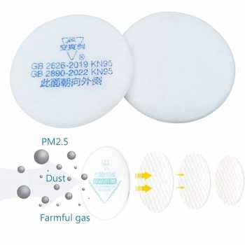 Gambar produk ASL Filter Masker Gas Respirator Kapas Cotton 308 KN95 20 PCS - C302