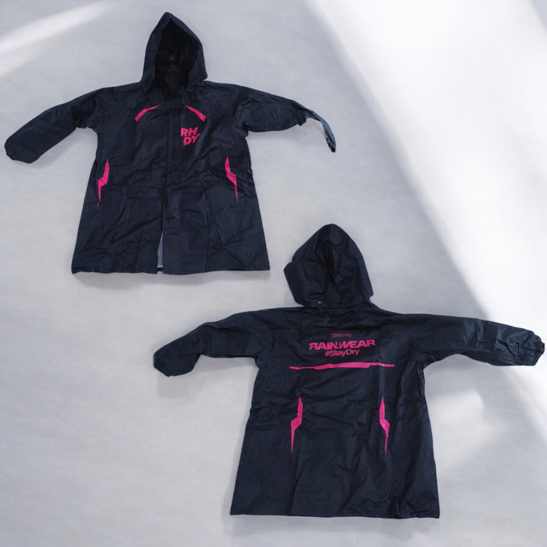 Rhodey Jas Hujan Setelan Motor Visor Polyester Waterproof Raincoat XL - ZY-8119 Gambar produk Rhodey Jas Hujan Setelan Motor Visor Polyester Waterproof Raincoat XL - ZY-8119