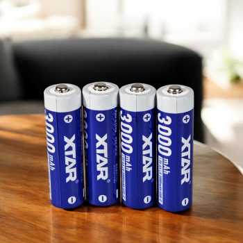 Gambar produk XTAR Baterai Rechargeable AA LR Type C 1.5V 2.5A 4 PCS 3000mAh - XT-40