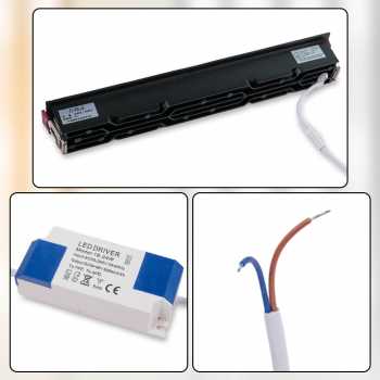 Gambar produk SHENGDAO Lampu Sorot LED Plafon Spot Downlight Grille Warm White 3000K 10 Head 20W - SD-10W