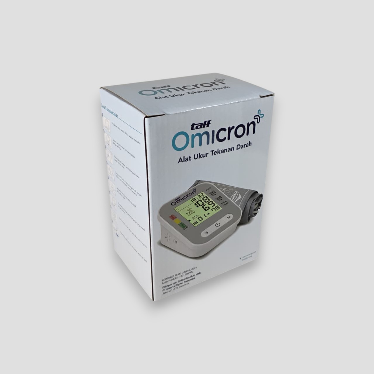 TaffOmicron Tensimeter Digital Pengukur Tekanan Darah Bahasa Indonesia - RAK289 Gambar produk TaffOmicron Tensimeter Digital Pengukur Tekanan Darah Bahasa Indonesia - RAK289