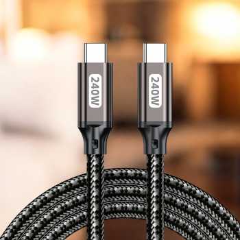 BYTE Kabel Data Type C to Type C Fast Charging PD 240W 1.5M - BY-24