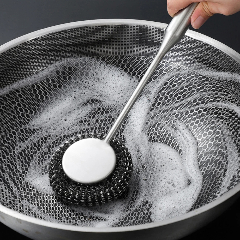 Onewly Sikat Kawat Cuci Piring Stainless Steel 201 Cleaning Wire Ball - ON-20 Gambar produk Onewly Sikat Kawat Cuci Piring Stainless Steel 201 Cleaning Wire Ball - ON-20