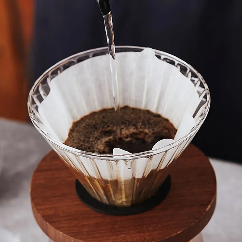 Gambar produk LOVITER Kertas Saringan Kopi Filter Paper V60 1-2 Cups 100 PCS - V02