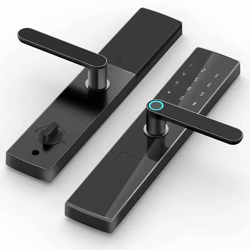 TaffHOME Smart Door Lock Fingerprint Password Card TTLock App - F15 Gambar produk TaffHOME Smart Door Lock Fingerprint Password Card TTLock App - F15