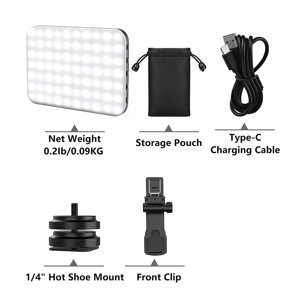 MiniFocus Lampu Fill Light LED 3in1 Color 2500-6500K Hot Shoe 2200mAh - MF-25 Gambar produk MiniFocus Lampu Fill Light LED 3in1 Color 2500-6500K Hot Shoe 2200mAh - MF-25