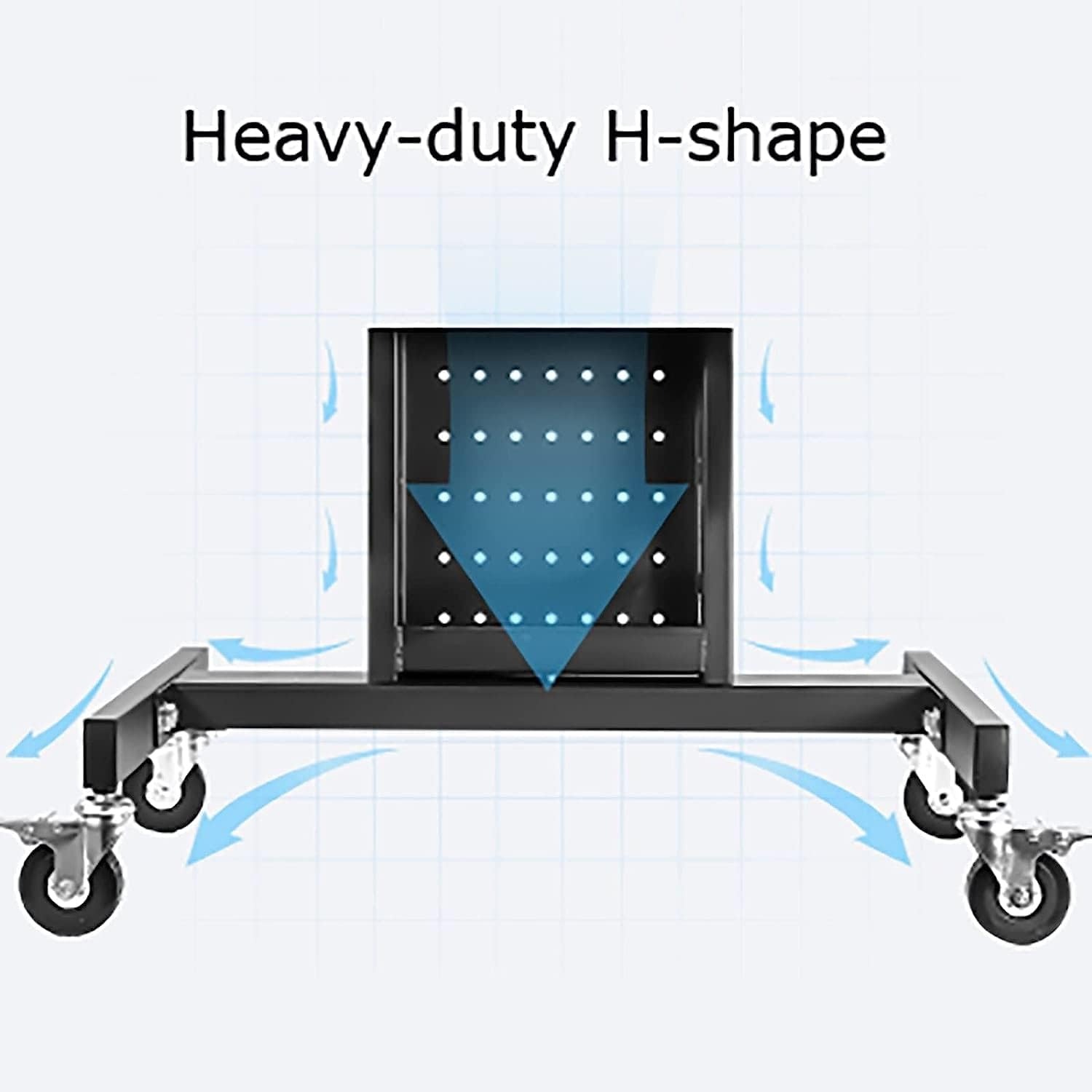 IBOWZ Bracket TV Floor Stand Wheel VESA 600x400 for 32-65 Inch TV - IB-65 Gambar produk IBOWZ Bracket TV Floor Stand Wheel VESA 600x400 for 32-65 Inch TV - IB-65