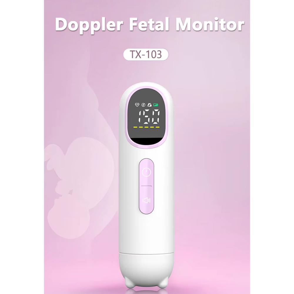 Mafabe Alat Deteksi Jantung Janin Fetal Doppler Heartrate Handheld - TX-103 Gambar produk Mafabe Alat Deteksi Jantung Janin Fetal Doppler Heartrate Handheld - TX-103