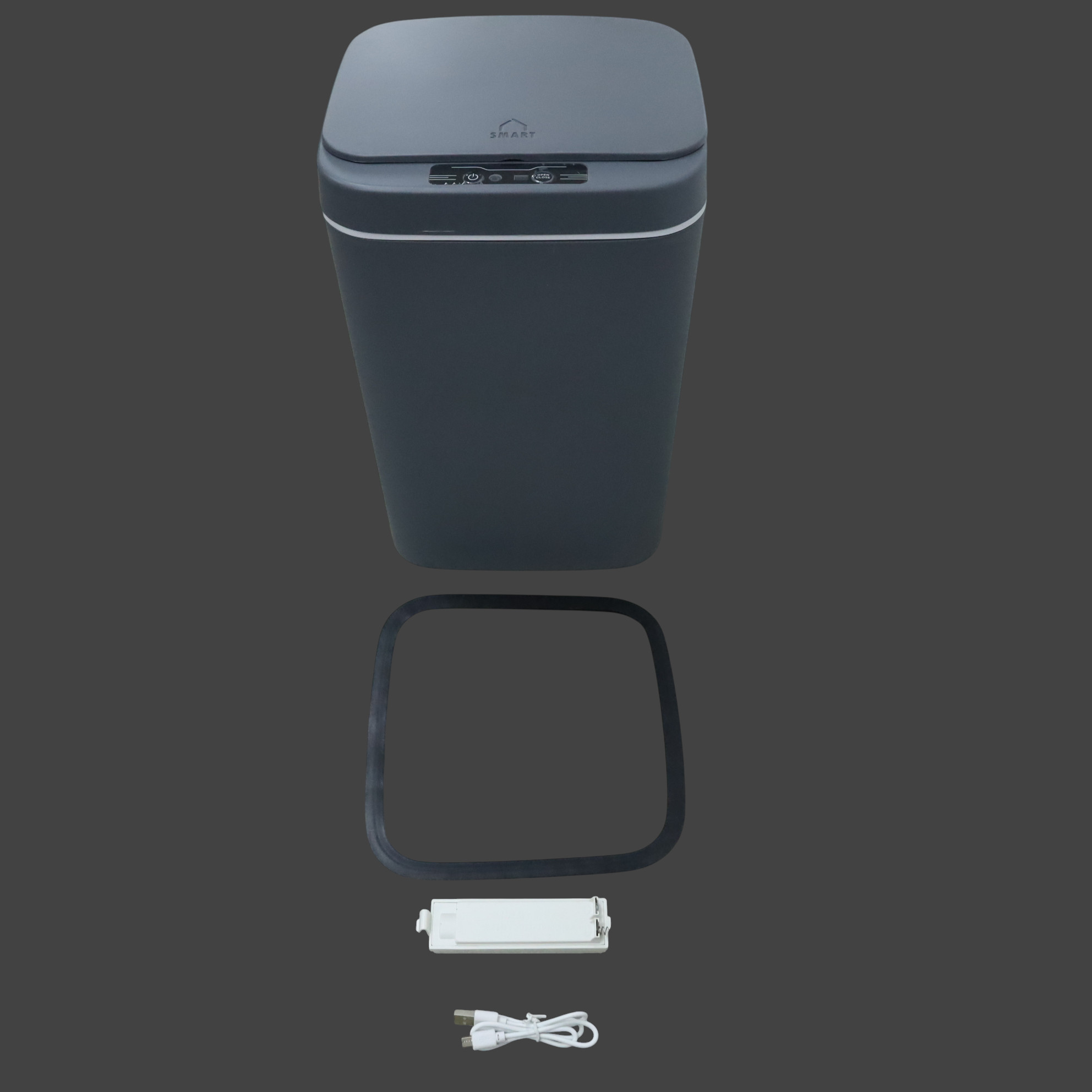 HOUSEWARE Tempat Sampah Smart Trash Can Motion Sensor Dustbin 16L - 8622 Gambar produk HOUSEWARE Tempat Sampah Smart Trash Can Motion Sensor Dustbin 16L - 8622
