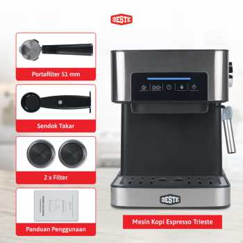 Gambar produk Trieste Mesin Kopi Espresso Coffee Maker Frothing 20 Bar 850W 1.6L - CM6863