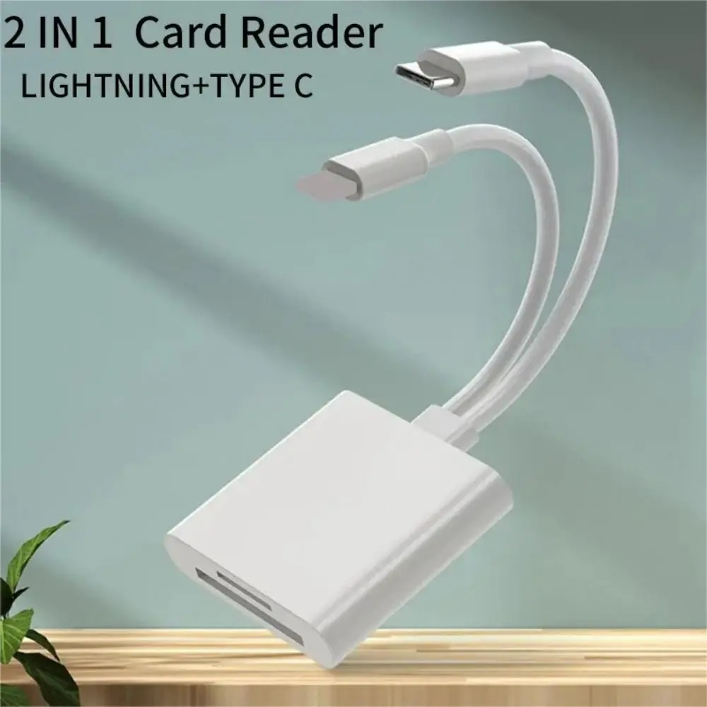 Poru Card Reader Multi Plug 2in1 USB MicroSD TF Card - INU183 Gambar produk Poru Card Reader Multi Plug 2in1 USB MicroSD TF Card - INU183