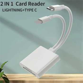 Gambar produk Poru Card Reader Multi Plug 2in1 USB MicroSD TF Card - INU183
