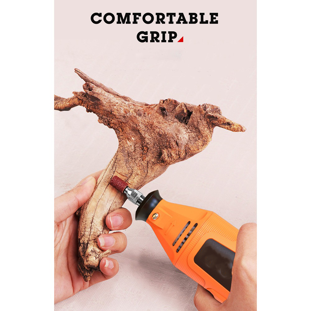 Gambar produk KRIMED Bor Listrik Polishing Engraver Die Grinder 200W 30000RPM - KR300