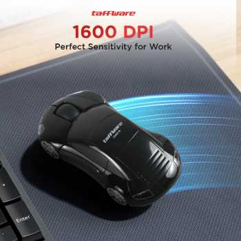 Gambar produk Taffware Mouse Wireless Optical 2.4GHz Model Mobil Supercar 1600DPI - CM0016