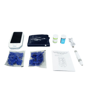 Gambar produk TaffOmicron Alat Cek Gula Darah Asam Urat Tensi 3in1 100 Test Strips - GUP-T6