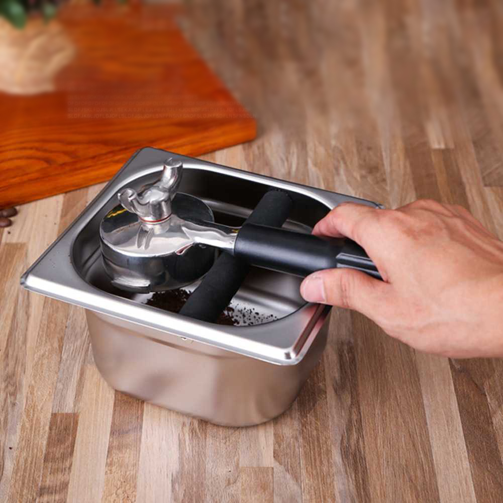 One Two Cups Wadah Ampas Kopi Espresso Knock Box Container M - KB3 Gambar produk One Two Cups Wadah Ampas Kopi Espresso Knock Box Container M - KB3