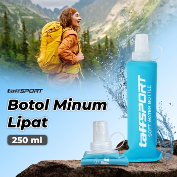 TaffSPORT Botol Minum Soft Flask Foldable Sport Water TPU - TF-25