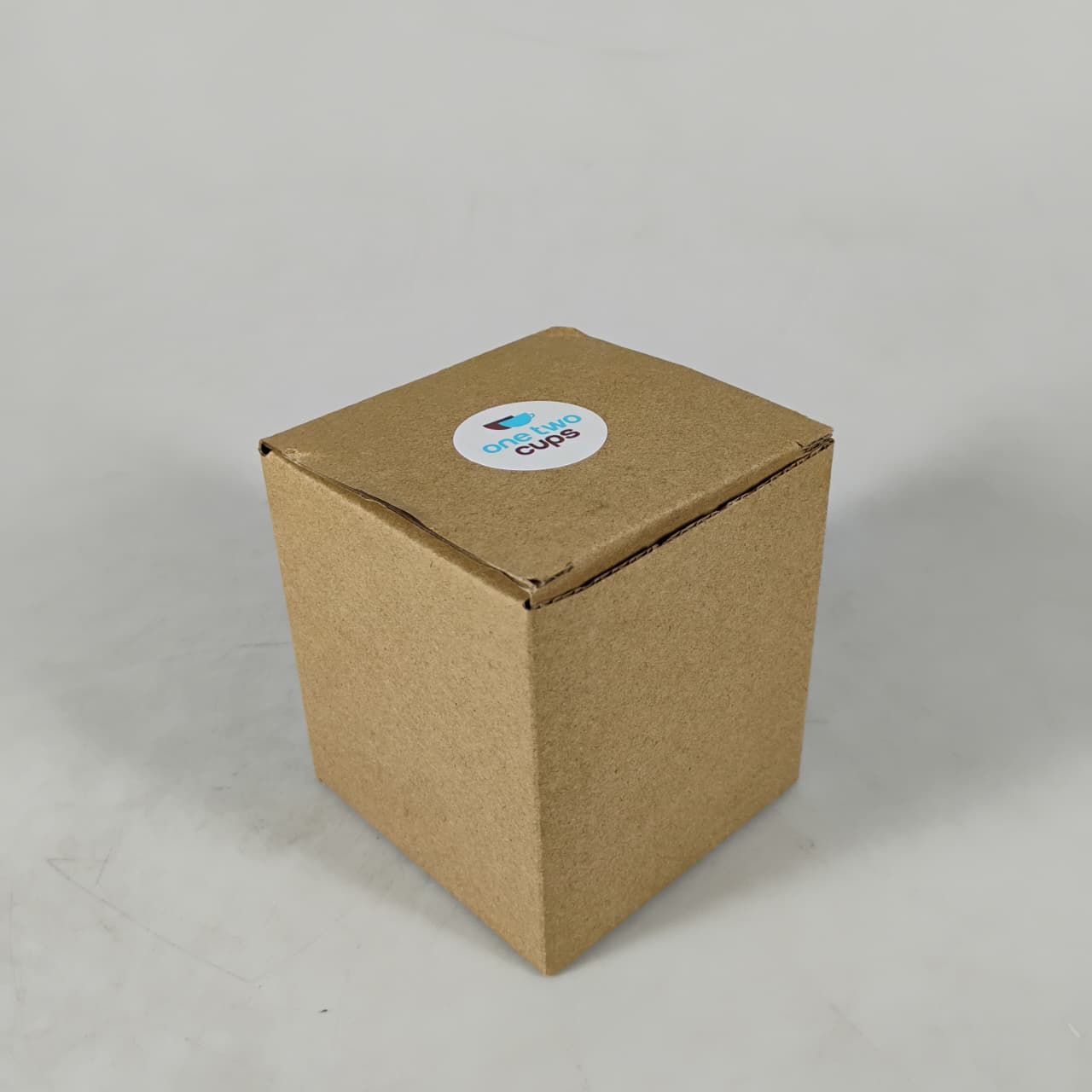 Gambar produk One Two Cups Gelas Kaca Aesthetic Kopi Dirty Latte Stripe Glass 300ml - KT011