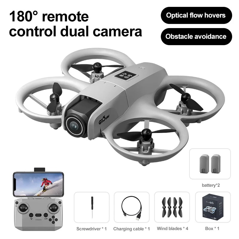 GIJUN Drone Mini 4K Dual Camera Upward Shooting Obstacle Avoidance - GT3 Gambar produk GIJUN Drone Mini 4K Dual Camera Upward Shooting Obstacle Avoidance - GT3