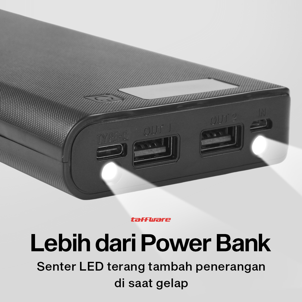 Taffware Power Bank DIY Case LCD Display Dual USB Port 8 PCS 18650 - A8 Gambar produk Taffware Power Bank DIY Case LCD Display Dual USB Port 8 PCS 18650 - A8