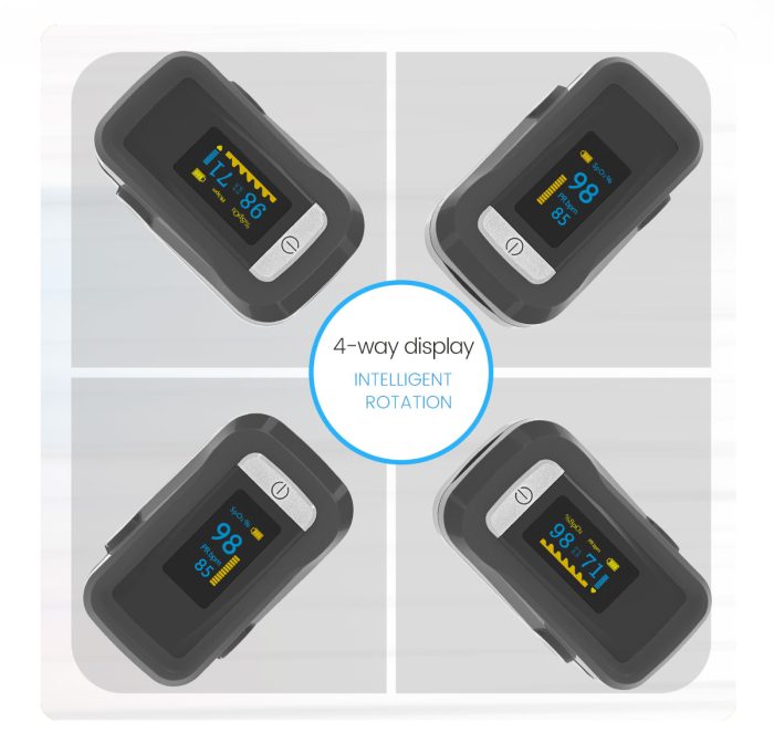 TaffOmicron Fingertip Pulse Oximeter Alat Ukur Saturasi Oksigen Darah - C10H1 Gambar produk TaffOmicron Fingertip Pulse Oximeter Alat Ukur Saturasi Oksigen Darah - C10H1