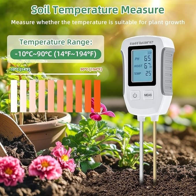 Taffware Alat Pengukur Tanah Digital 3in1 Soil Tester PH Humidity Temp - YG39 Gambar produk Taffware Alat Pengukur Tanah Digital 3in1 Soil Tester PH Humidity Temp - YG39
