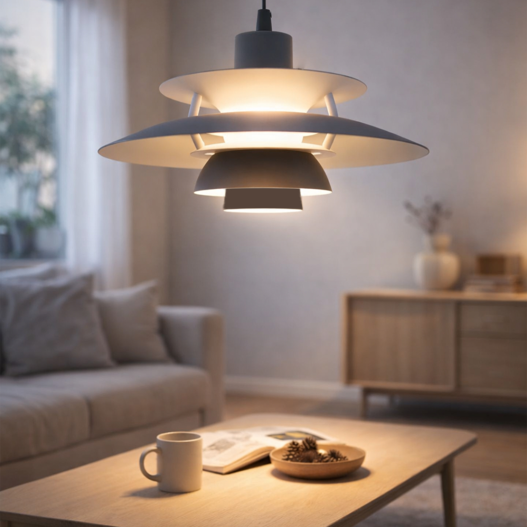 Gambar produk TaffLED Lampu Gantung Hias Flower Light 3in1 Color 12W 30cm - HLE27