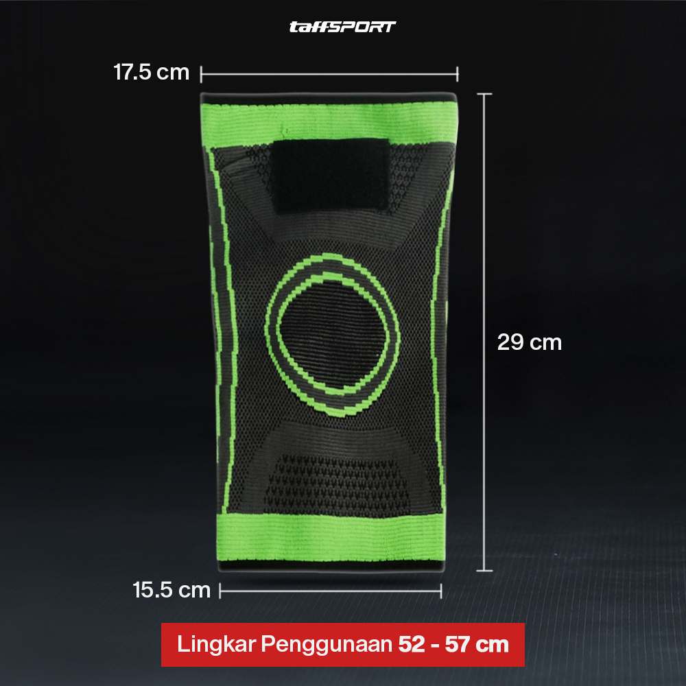 Gambar produk TaffSPORT Pelindung Lutut Knee Support Compression Sport Fitness XL - SS7
