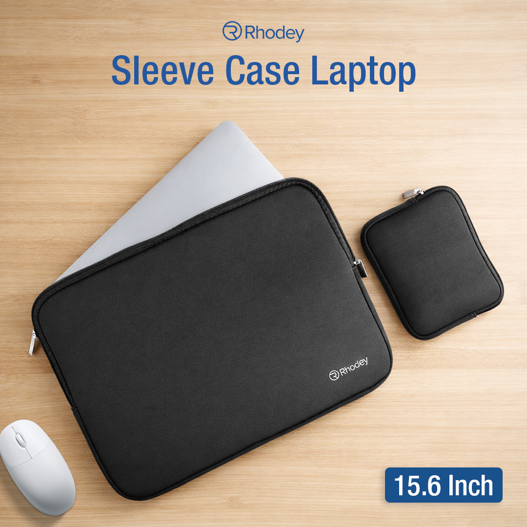 Rhodey Sleeve Case for MacBook Pro Touch Bar Neoprene with Pouch 15.6 Inch - YG6005 Gambar produk Rhodey Sleeve Case for MacBook Pro Touch Bar Neoprene with Pouch 15.6 Inch - YG6005