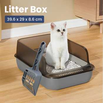 OPTICO Cat Litter Box High Side Detachable Bak Pasir Kucing - OP-12