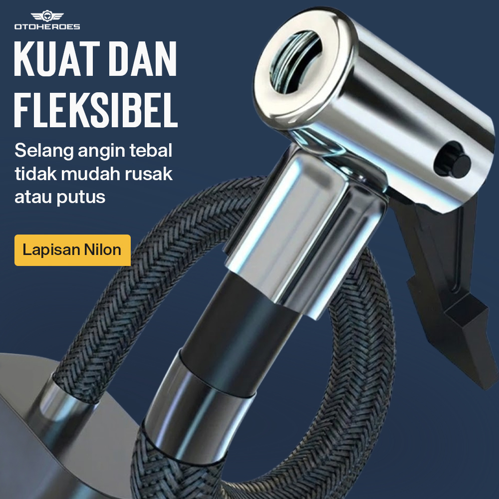 OTOHEROES Pompa Ban Elektrik Portable Air Compressor DC 12V 150 PSI - SCK619-1 Gambar produk OTOHEROES Pompa Ban Elektrik Portable Air Compressor DC 12V 150 PSI - SCK619-1