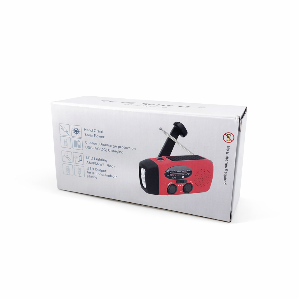 DOINBE Emergency Radio Solar LED Hand Crank NOAA Power Bank 2000mAh - HY-008 Gambar produk DOINBE Emergency Radio Solar LED Hand Crank NOAA Power Bank 2000mAh - HY-008