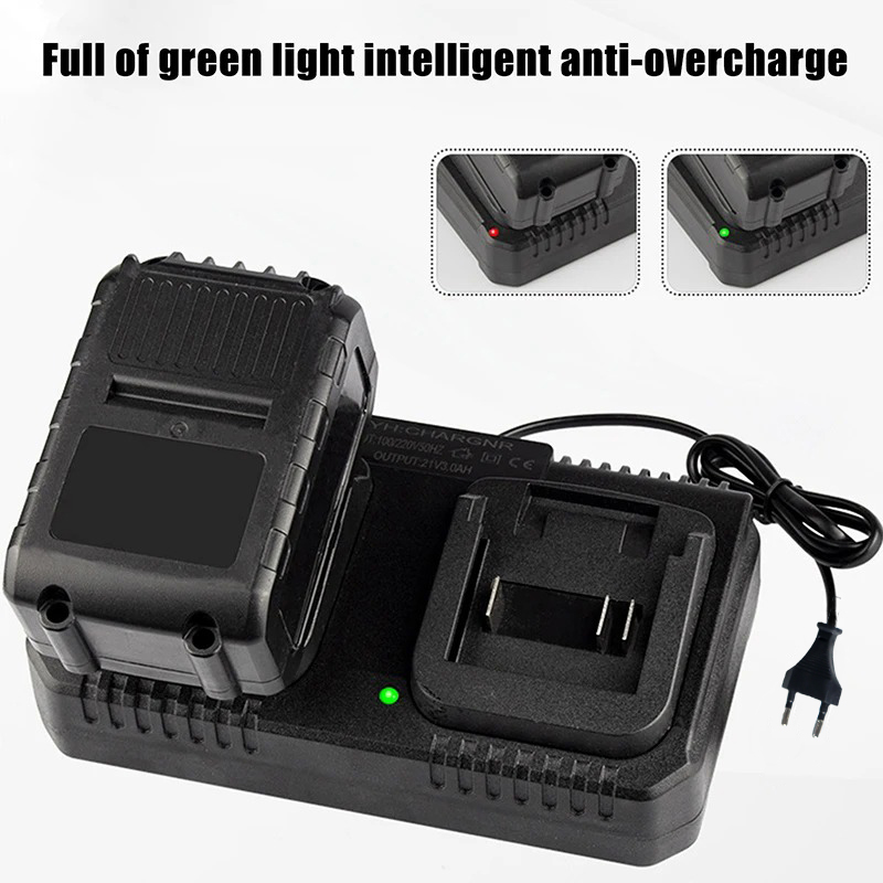 OUTDO Charger Baterai Bor Listrik 2 Slot 3A Makita 21V BL1415 BL1850 - 90030-CH Gambar produk OUTDO Charger Baterai Bor Listrik 2 Slot 3A Makita 21V BL1415 BL1850 - 90030-CH