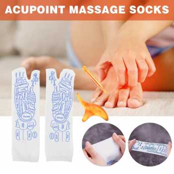 Gambar produk UG Kaos Kaki Pijat Seratus Titik Akupuntur Plantar Meridian Socks Pria - UKK2