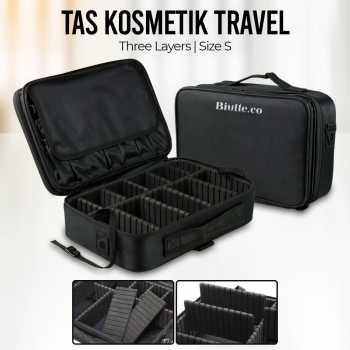 Biutte.co Tas Kosmetik Make Up Travel Organizer Bag 3 Layers - RL2A
