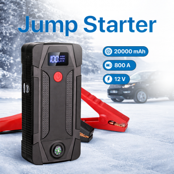 Gambar produk ZUIDID Power Bank Car Jump Starter 12V 20000mAh with LED and Compass - R22