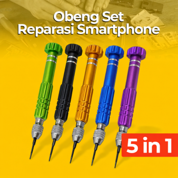 PEGASI Obeng Set 5in1 Reparasi Smartphone Maintenance Tools - T-JC501